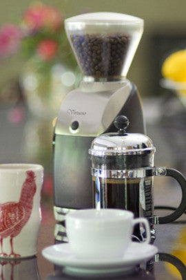 Baratza Vario- W Grinder, Red Whale Coffee